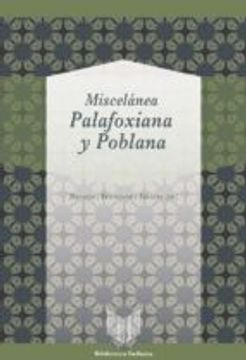portada MISCELÁNEA PALAFOXIANA Y POBLANA (En papel)