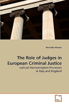 portada the role of judges in european criminal justice (en Inglés)