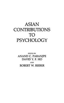 portada Asian Contributions to Psychology (en Inglés)