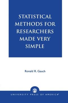portada statistical methods for researchers made very simple (en Inglés)