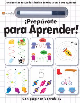 portada Preparate Para Aprender: Con Paginas Borrables (in Spanish)