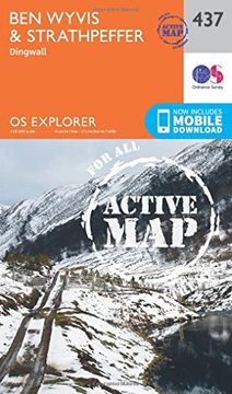 portada Ben Wyvis and Strathpeffer 1 : 25 000 (OS Explorer Active Map)