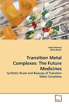 portada transition metal complexes: the future medicines (en Inglés)