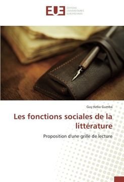 portada Les fonctions sociales de la littérature (OMN.UNIV.EUROP.)