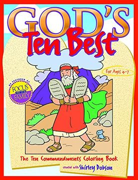 portada God's ten Best: The ten Commandments Coloring Book (Coloring Books) (en Inglés)