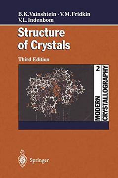 portada Modern Crystallography 2: Structure of Crystals (en Inglés)