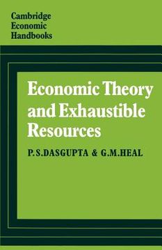 portada Economic Theory and Exhaustible Resources Paperback (Cambridge Economic Handbooks) (en Inglés)