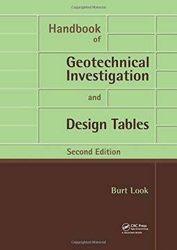 portada Handbook Of Geotechnical Investigation And Design Tables: Second Edition (en Inglés)