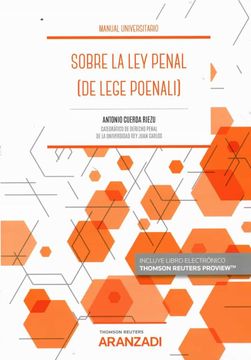 portada Sobre la ley Penal de Lege Poenali (in Spanish)