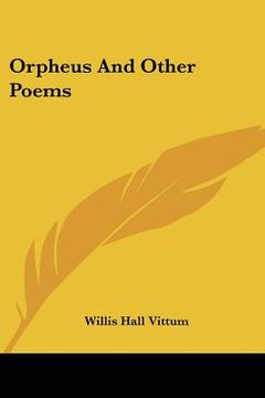 portada orpheus and other poems (in English)
