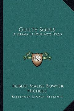 portada guilty souls: a drama in four acts (1922) (en Inglés)