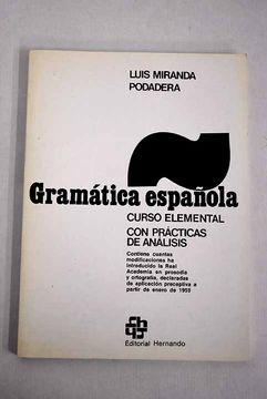 portada Gramatica Española Curso Elemental