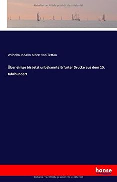 portada Über einige bis jetzt unbekannte Erfurter Drucke aus dem 15. Jahrhundert (German Edition)