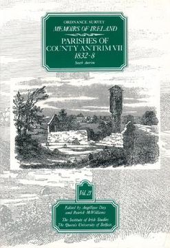 portada ordnance survey memoirs of ireland: vol. 21: parishes of county antrim vii: 1832-8 (en Inglés)