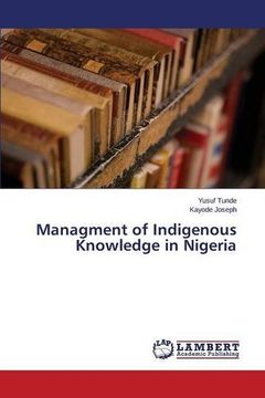 portada Managment of Indigenous Knowledge in Nigeria