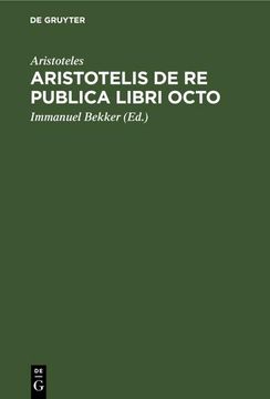 portada Aristotelis de re Publica Libri Octo