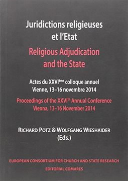 portada Juridictions religieuses et l'Etat / Religius Adjudication and the State