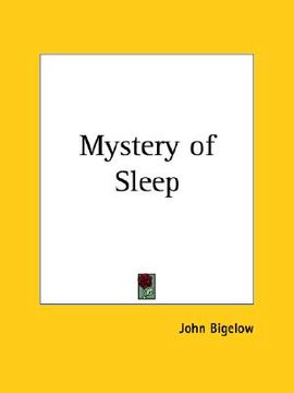 portada mystery of sleep (in English)
