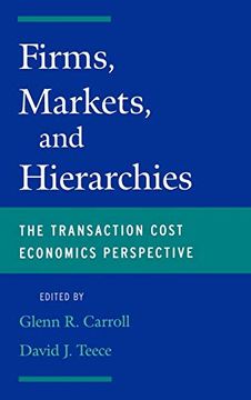 portada Firms, Markets and Hierarchies: The Transaction Cost Economics Perspective (en Inglés)