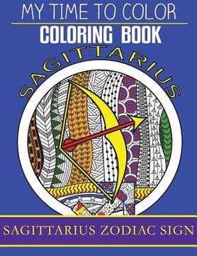 portada Sagittarius Zodiac Sign - Adult Coloring Book (in English)