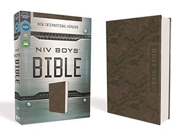 portada Niv, Boys'Bible, Leathersoft, Brown Camo, Comfort Print (en Inglés)
