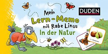portada Mein Lern-Memo mit Rabe Linus - in der Natur