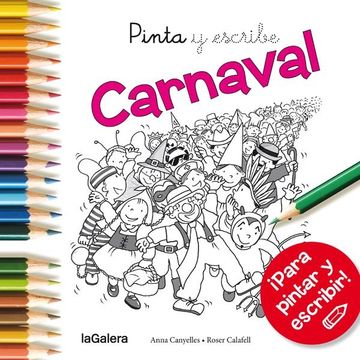 portada Pinta y Escribe Carnaval (in Spanish)