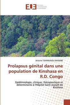 portada Prolapsus génital dans une population de Kinshasa en R.D. Congo (en Francés)