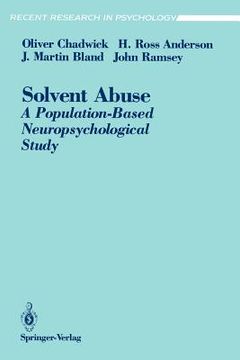 portada solvent abuse: population-based neuropsychological study (en Inglés)
