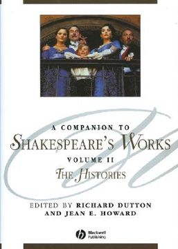 portada a companion to shakespeare's works: the histories (en Inglés)
