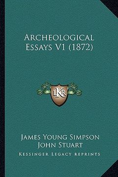 portada archeological essays v1 (1872) (en Inglés)