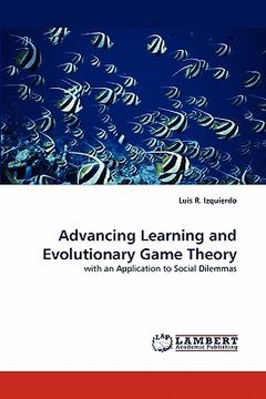 portada advancing learning and evolutionary game theory (en Inglés)