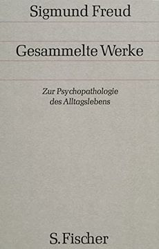 portada Zur Psychopathologie des Alltagslebens: Bd. 4 (en Alemán)
