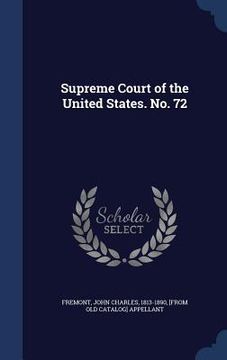 portada Supreme Court of the United States. No. 72 (in English)