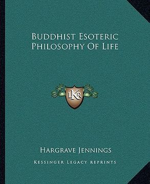 portada buddhist esoteric philosophy of life (in English)
