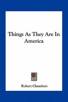 portada things as they are in america (en Inglés)