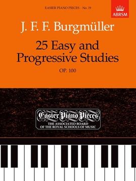 portada 25 Easy and Progressive Studies, Op. 100: Easier Piano Pieces 19 (Easier Piano Pieces (Abrsm)) (in English)