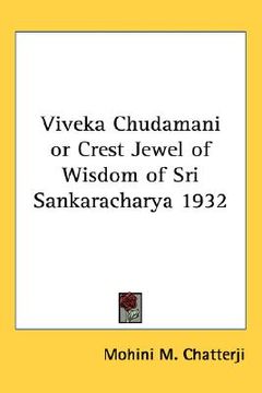 portada viveka chudamani or crest jewel of wisdom of sri sankaracharya 1932 (en Inglés)