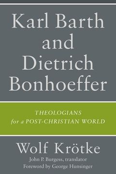 portada Karl Barth and Dietrich Bonhoeffer (en Inglés)