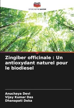 portada Zingiber Officinale: Un Antioxydant Naturel Pour le Biodiesel (in French)