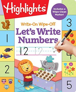 portada Write-On Wipe-Off Let's Write Numbers (Highlights(Tm) Write-On Wipe-Off fun to Learn Activity Books) 