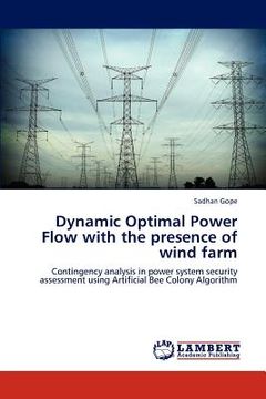 portada dynamic optimal power flow with the presence of wind farm (en Inglés)