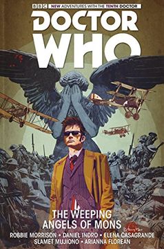 portada Doctor Who: The Tenth Doctor Volume 2 - the Weeping Angels of Mons (en Inglés)