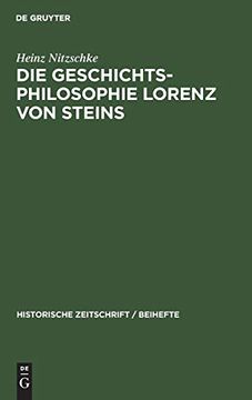 portada Die Geschichtsphilosophie Lorenz von Steins (en Alemán)