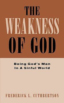 portada the weakness of god (in English)