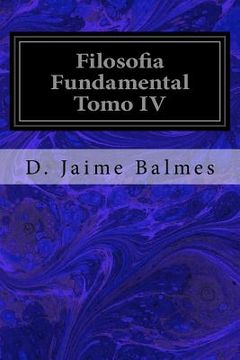 portada Filosofia Fundamental Tomo IV (in Spanish)