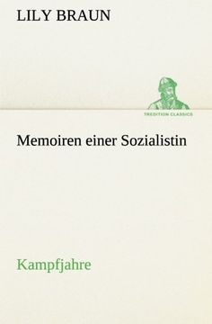 portada Memoiren einer Sozialistin Kampfjahre (TREDITION CLASSICS) (German Edition)