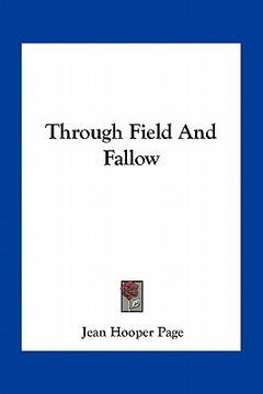 portada through field and fallow (en Inglés)