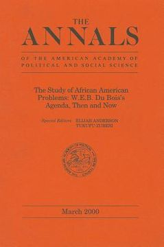 portada the study of african american problems: w.e.b. du bois's agenda, then and now (en Inglés)