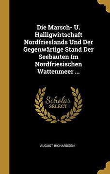 portada Die Marsch- U. Halligwirtschaft Nordfrieslands Und Der Gegenwärtige Stand Der Seebauten Im Nordfriesischen Wattenmeer ... 